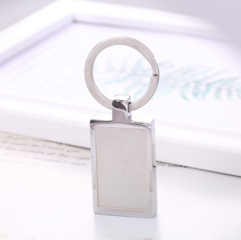 18K Gold Plated Stainless Steel Square and Round Cremation Keepsake Keyring for Jewelry