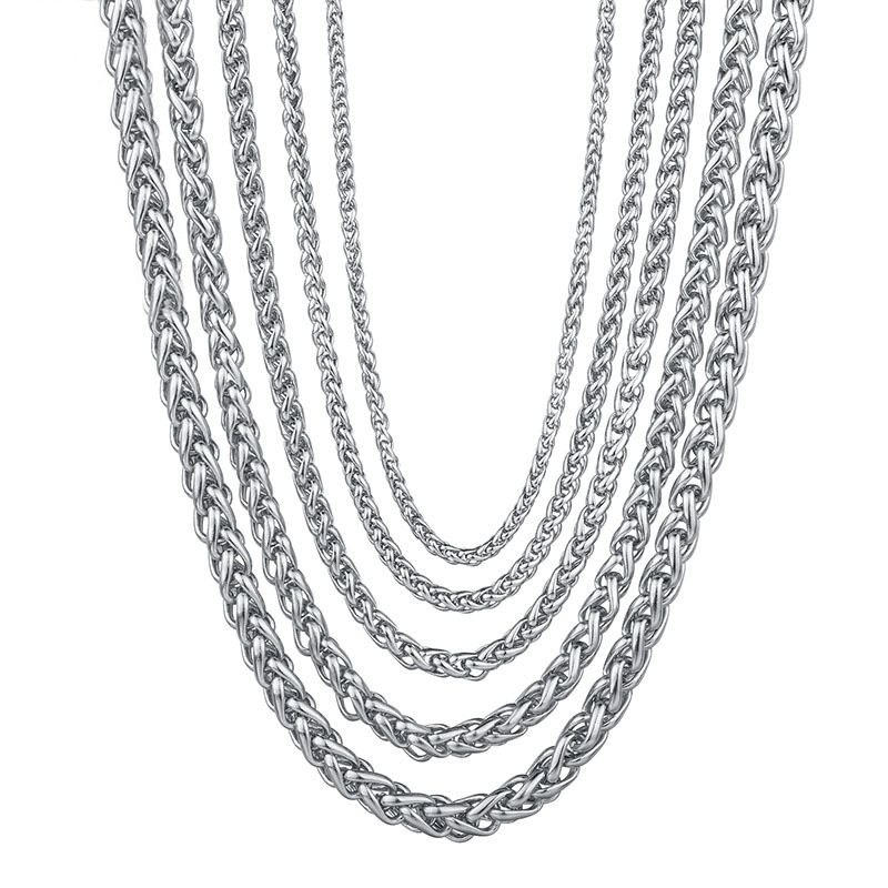 Ant Angel Punk Stainless Steel Necklace for Men Women Curb Link Chain Chokers OEM/ODM