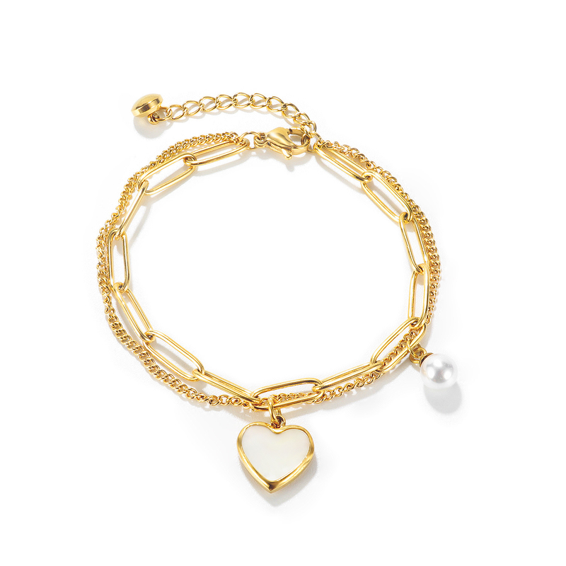 OEM/ODM Stainless Steel Bracelet with Japanese and Korean Popular Ins Niche Design