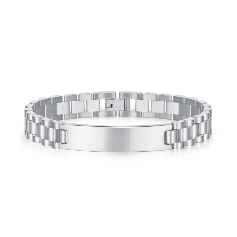 European and American Simple CNC Inlay Titanium Steel Men's Bracelet Jewelry Type Bracelets