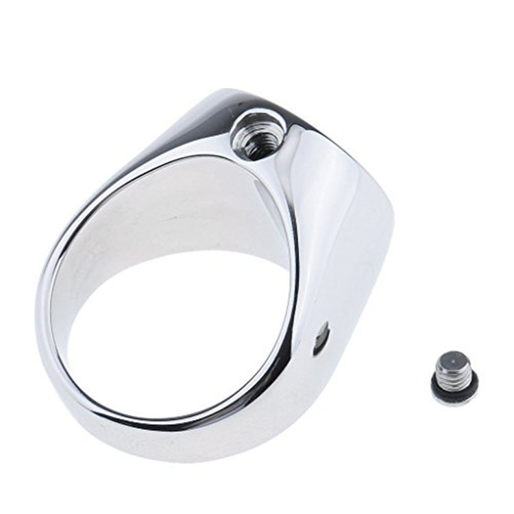 Classic Style Stainless Steel Round Ring Cremation Pet Jewelry with Inlay Technology