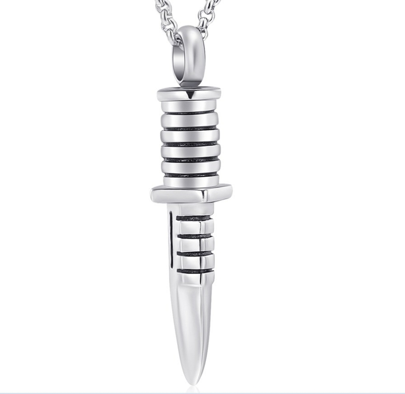 Memorial Ashes Locket Stainless Steel Pendant Jewelry 2 Colors for Men's Keepsake Gift