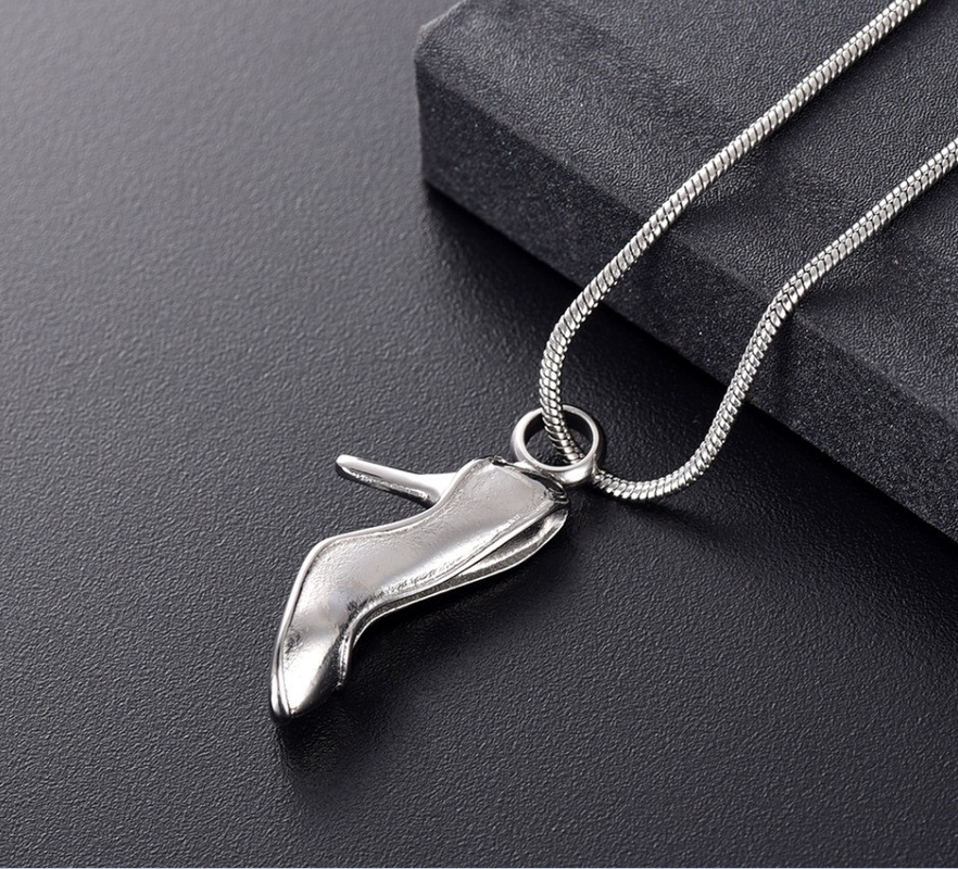 Lay's Heel Stainless Steel Fashionable Jewelry Memorial Urn Necklace with Free Funnel