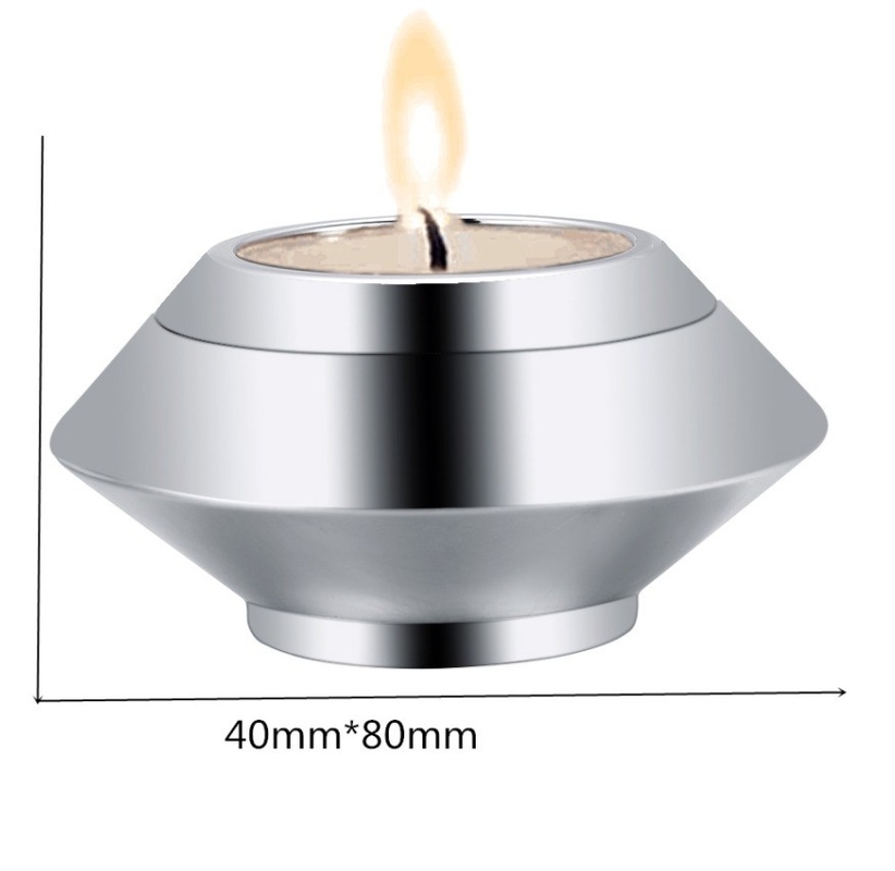OEM/ODM 316L Stainless Steel Candlestick Urn For Human/Pet Ashes Cremation Urn Jewelry Keepsake Candle Holder Ashes Locket Free Engrave