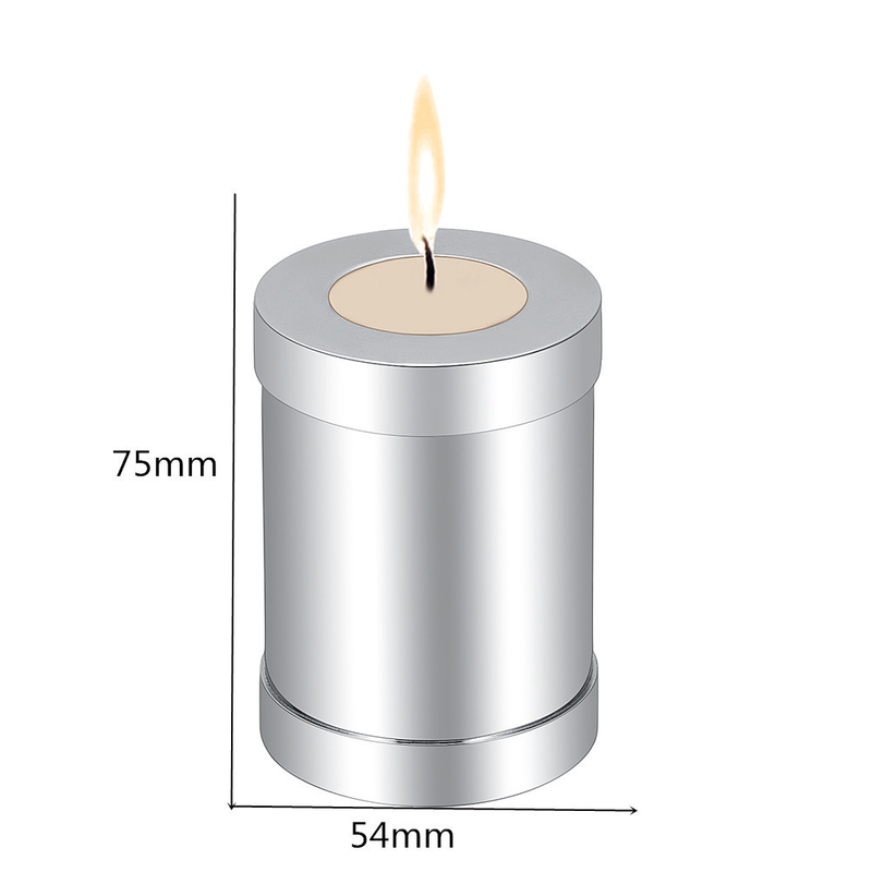 75*54mm Stainless Steel Cylinder Cremation Jewelry Urn Multicolor Keepsake Ashes Locket