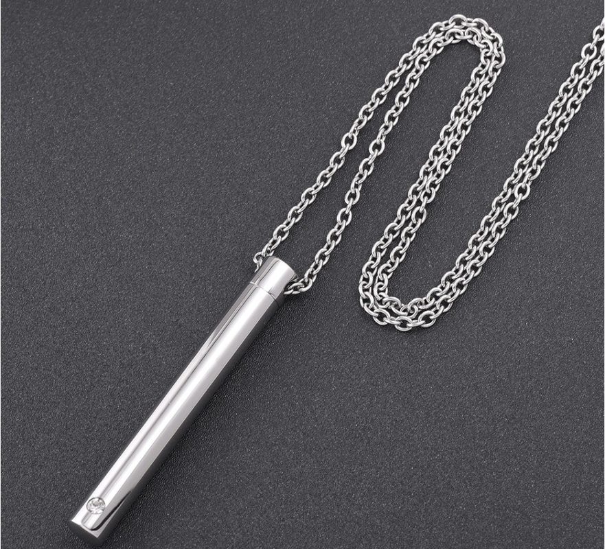 Stainless Steel Cremation Jewelry for Ashes Pendants Necklace Office/Career Essential