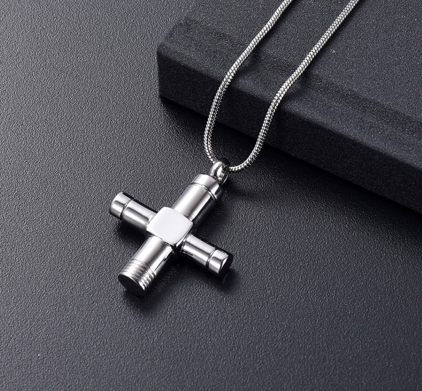 Stainless Steel Cremation Jewelry Pendant for Women Keepsake Ashes Locket Necklace