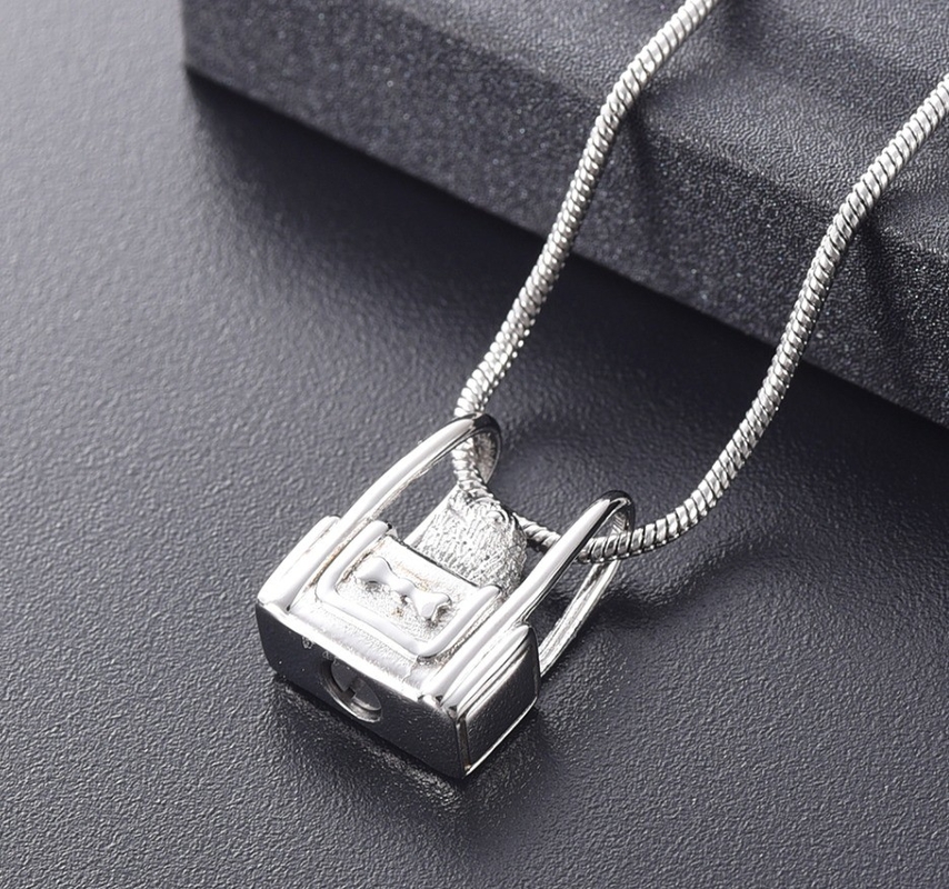 Beautiful Cute Parrot Cremation Pendant for Ashes in Silver Gold Rose Gold and Black