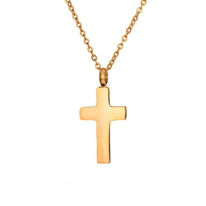 Stainless Steel Fashion OEM/ODM Welcome Cross Pendant for Pet Hair and Ash Memorial